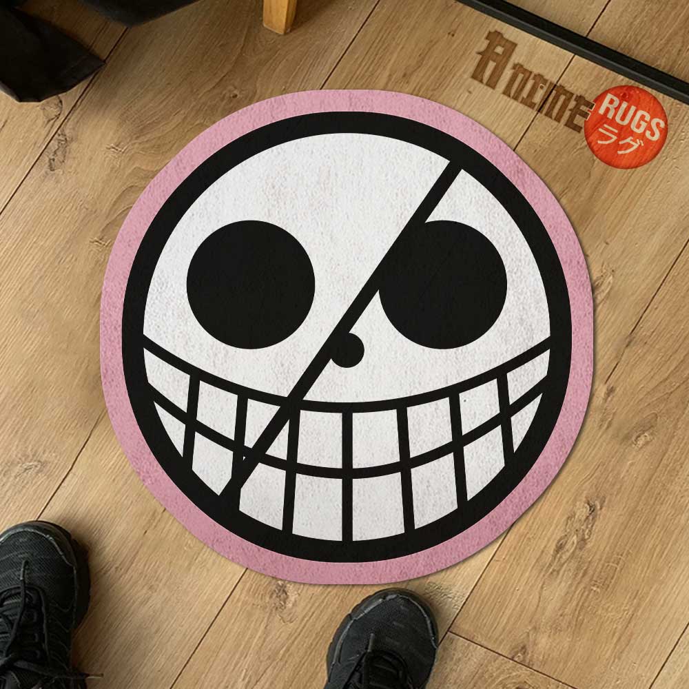 Donquixote Pirates Flag Shaped Rugs Custom One Piece For Room