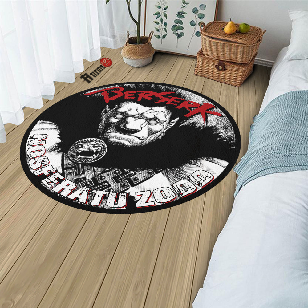 Nosferatu Zodd Round Rug Custom Berserk Anime Rug Floor Mats– Animerugs
