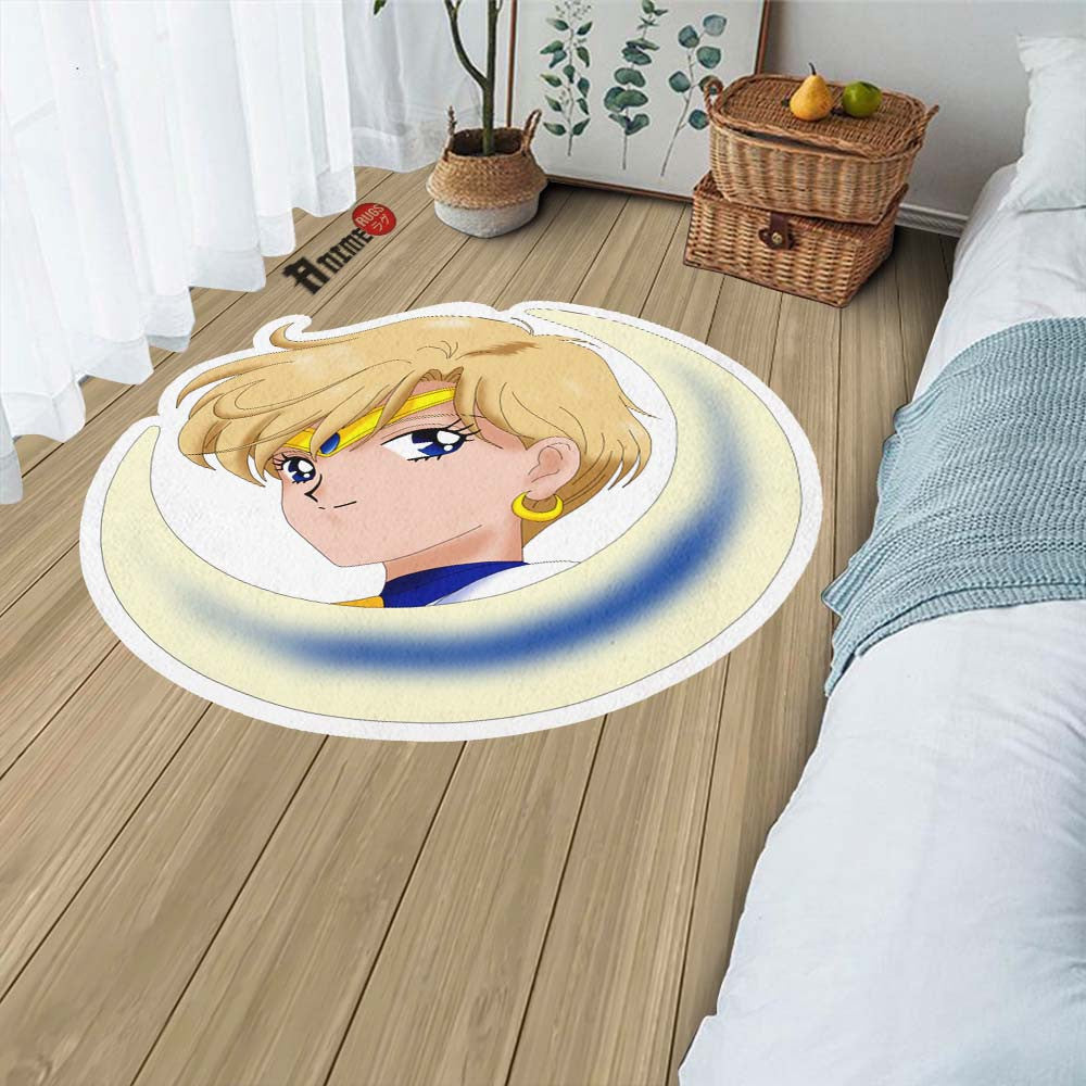 Sailor Uranus Shaped Rug Custom Sailor Moon Anime Room Decor– Animerugs
