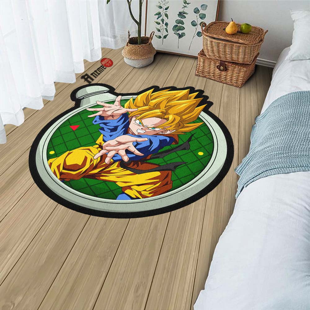 Goten Shaped Rug Custom Dragon Ball Anime Room Decor– Animerugs