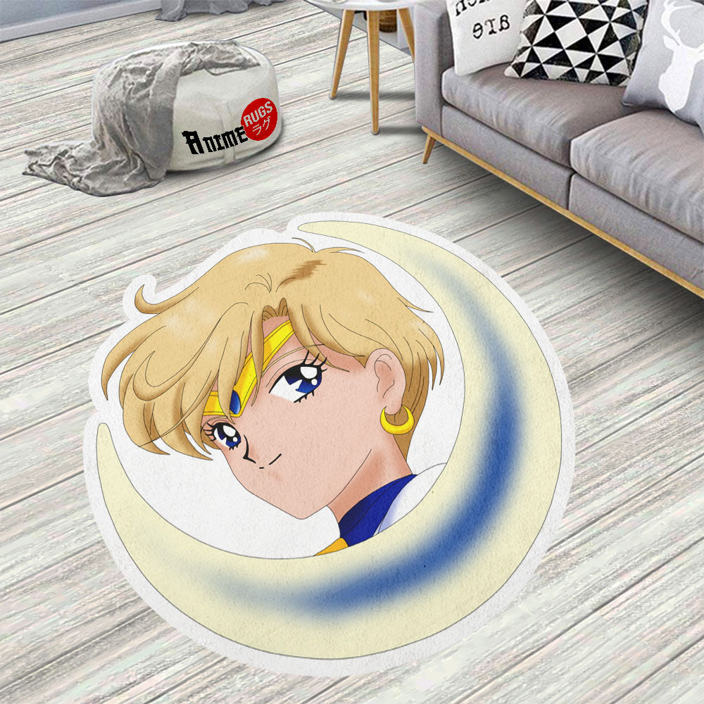 Sailor Uranus Shaped Rug Custom Sailor Moon Anime Room Decor– Animerugs