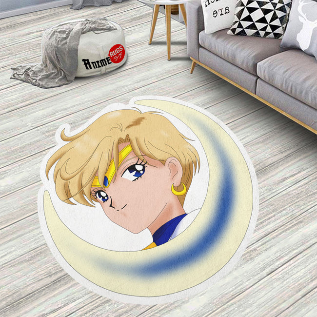 Sailor Uranus Shaped Rug Custom Sailor Moon Anime Room Decor-Animerugs