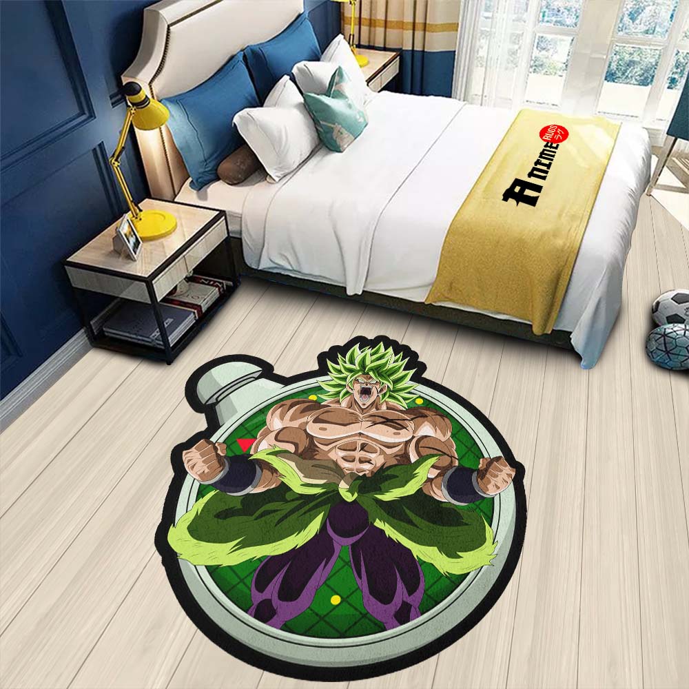 Broly Shaped Rug Custom Dragon Ball Anime Room Decor– Animerugs