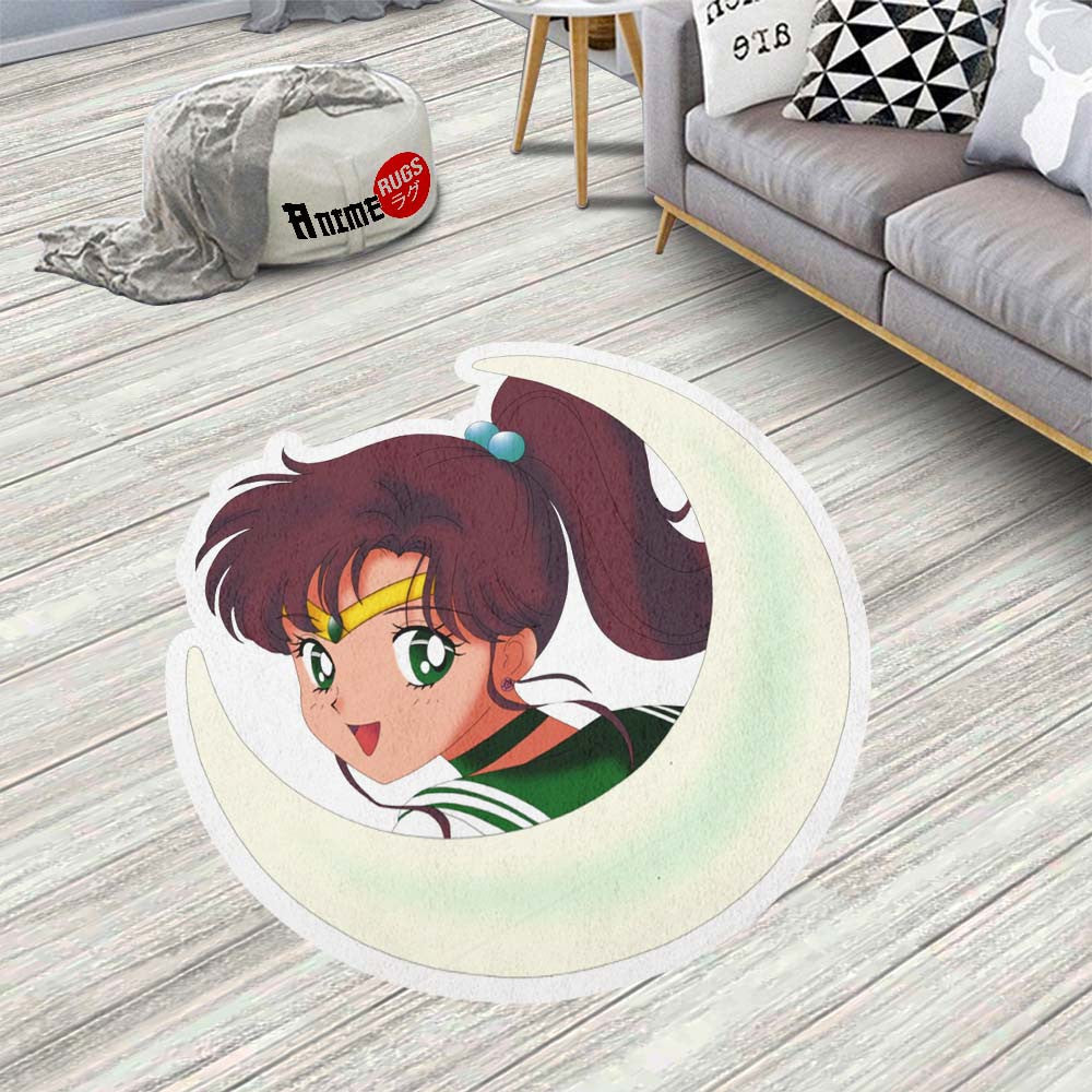 Sailor Jupiter Shaped Rug Custom Sailor Moon Anime Room Decor– Animerugs