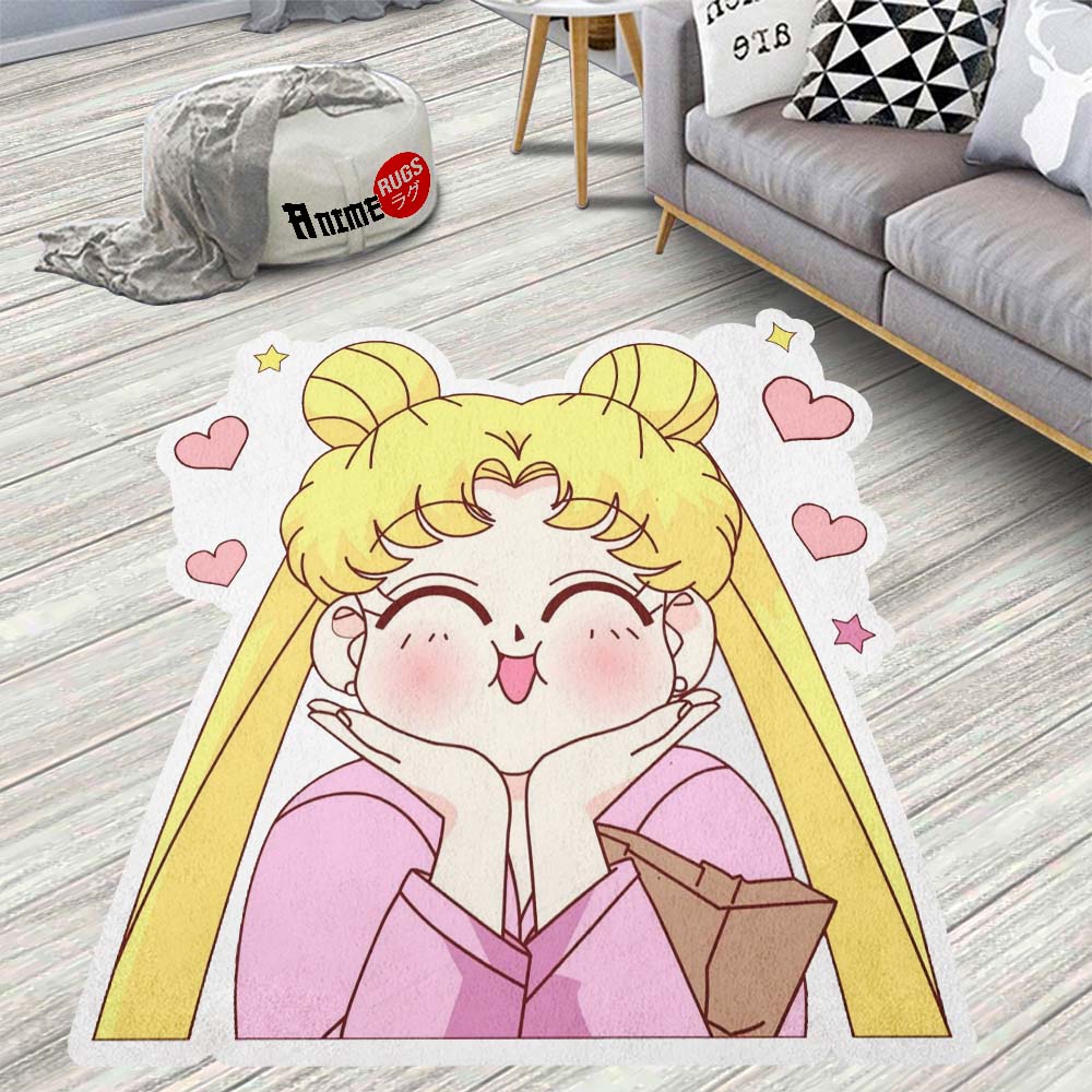 Sailor Moon Shaped Rug Custom Sailor Moon Anime Room Decor– Animerugs