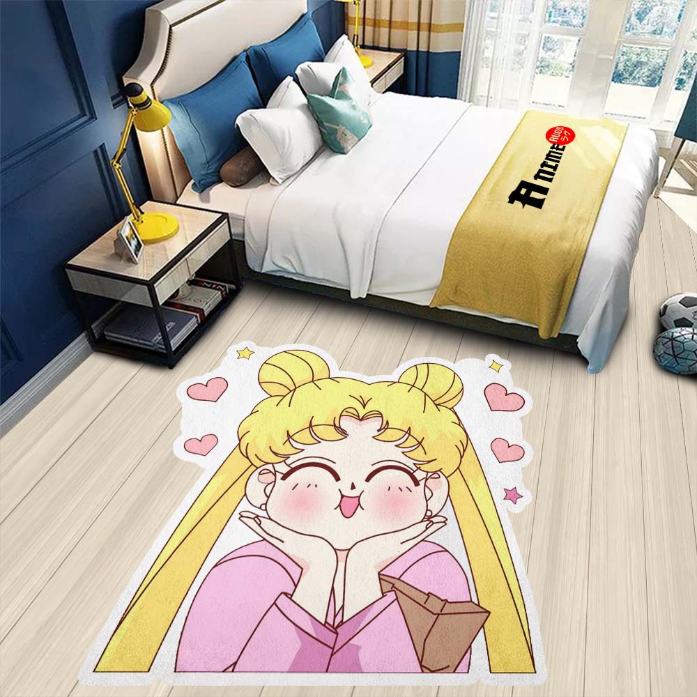 Sailor Moon Shaped Rug Custom Sailor Moon Anime Room Decor– Animerugs