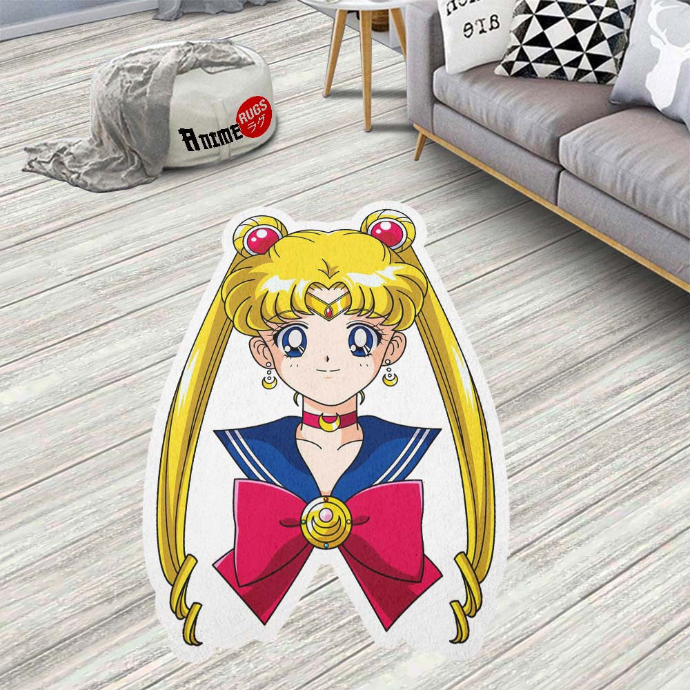 Sailor Moon Shaped Rug Custom Sailor Moon Anime Room Decor– Animerugs
