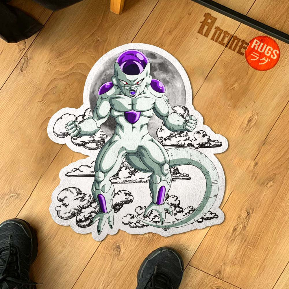 Frieza Shaped Rug Custom Moon Clouds Dragon Ball Anime Room Decor ...