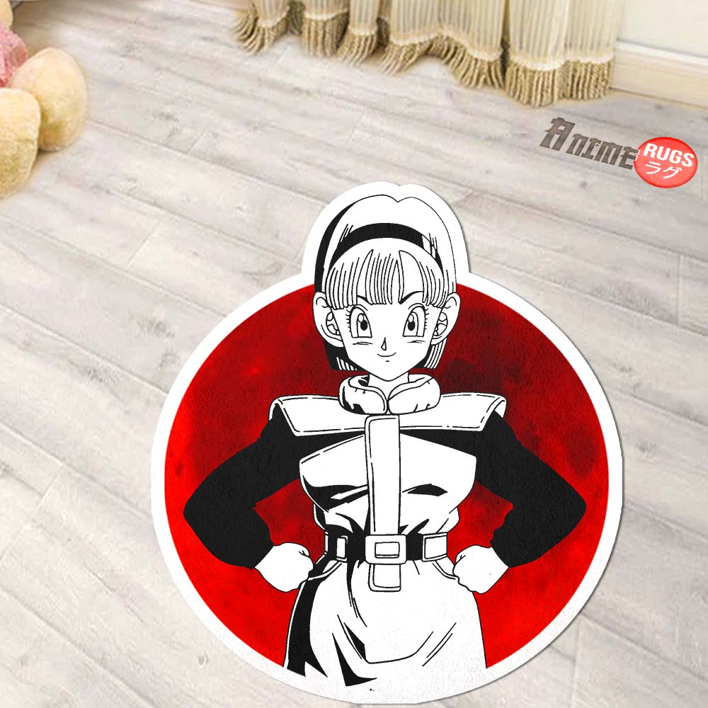 Bulma Shaped Rug Custom Dragon Ball Anime Room Decor– Animerugs