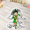 Gon Freecss Shaped Rug Custom Moon Clouds Hunter x Hunter Anime Room D ...