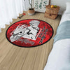 Sukuna Ryoumen Round Rug Custom Tie Dye Style Jujutsu Kaisen Anime Cir ...