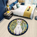 Artemis Round Rug Custom Sailor Moon Anime Circle Carpet-Animerugs