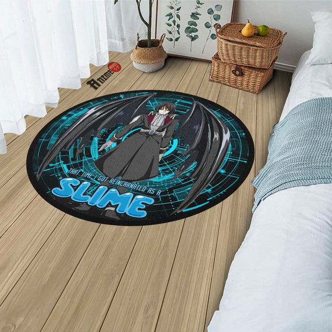Diablo Round Rug Custom That Time I Got Reincarnated as a Slime Anime Circle Carpet-Animerugs