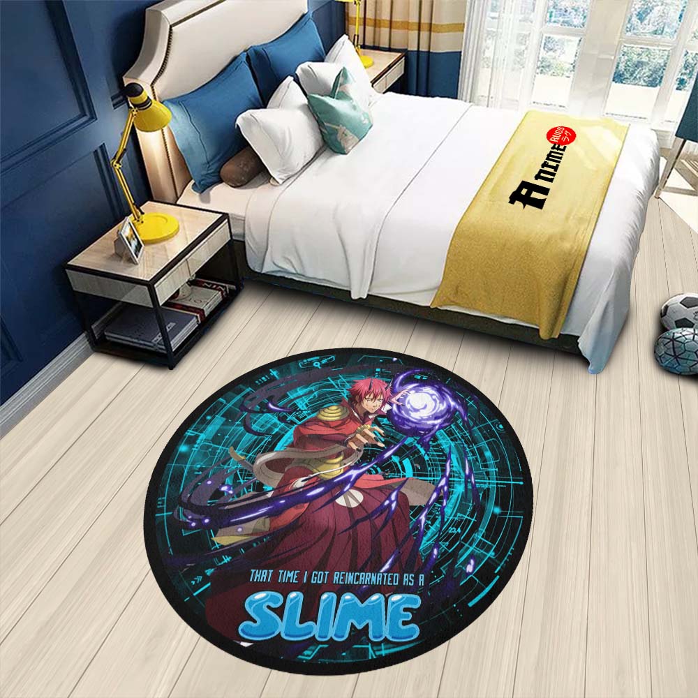 Benimaru Round Rug Custom That Time I Got Reincarnated as a Slime Anim ...