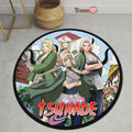 Tsunade Round Rug Custom Anime Circle Carpet-Animerugs