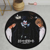 L Lawliet & Light Yagami & Ryuk Round Rug Custom Death Note Anime Circ ...