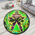 Broly Skill Round Rug Custom Dragon Ball Anime Circle Carpet– Animerugs