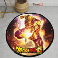 Orange Piccolo Round Rug Custom Dragon Ball Super Super Heroes Anime Circle Carpet-Animerugs