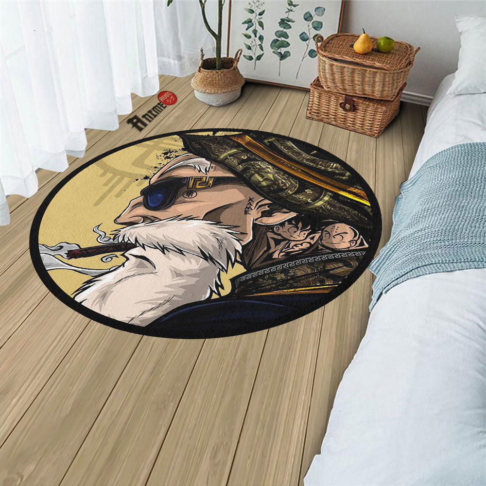 Master Roshi Desk Mat Master Roshi Round Rug Customer Request– Animerugs