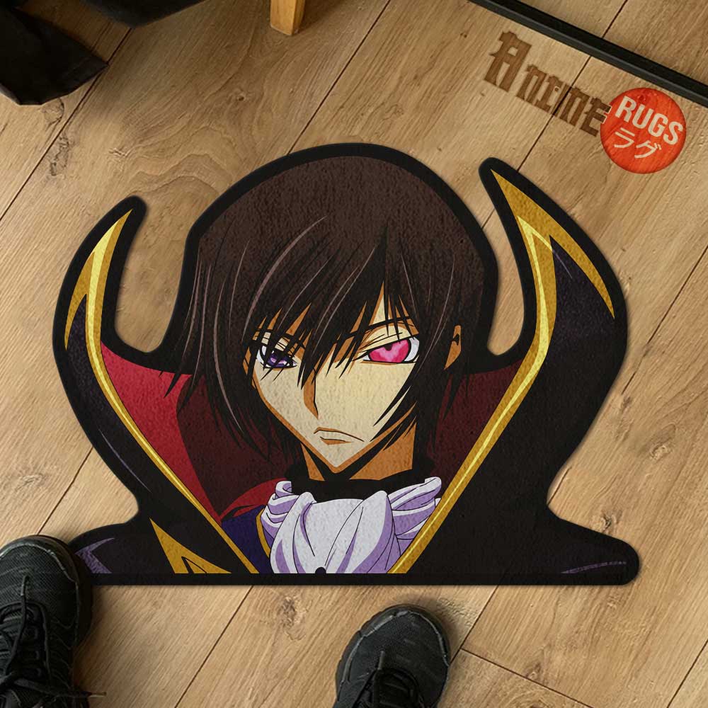 Code Geass Eye Logo Rug Lelouch Lamperouge Shaped Rugs Custom Anime Code Geass Carpets Room De ...