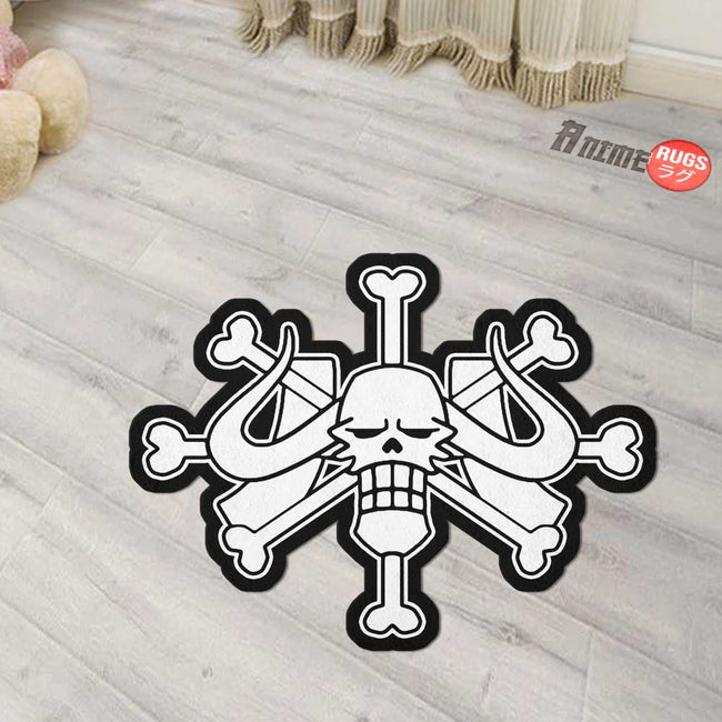 Beast Pirates Flag Shaped Rugs Custom One Piece For Room Decor Mat Quality Carpet-Animerugs