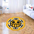 Heart Pirates Flag Shaped Rugs Custom One Piece For Room Decor Mat Quality Carpet-Animerugs