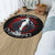 Albedo Round Rug Custom Overlord Anime Circle Carpet-Animerugs