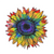 Tie Dye Sunflower Shaped Rugs Custom For Room Decor Mat Quality Carpet-Animerugs