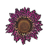 Purple Leopard Sunflower Shaped Rugs Custom For Room Decor Mat Quality Carpet-Animerugs