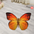 Orange Butterfly Shaped Rugs Custom For Room Decor Mat Quality Carpet-Animerugs