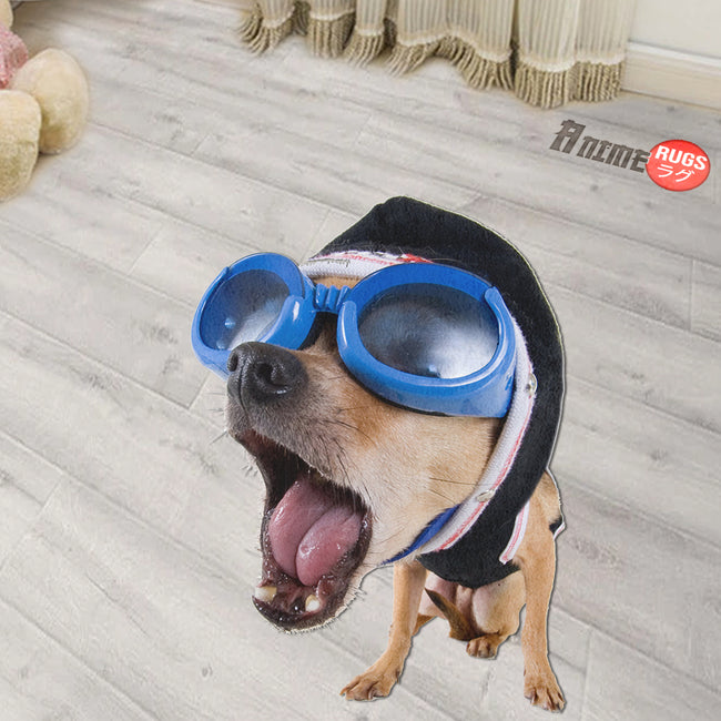Funny Dog Face Shaped Rugs Custom For Room Decor Mat Quality Carpet-Animerugs
