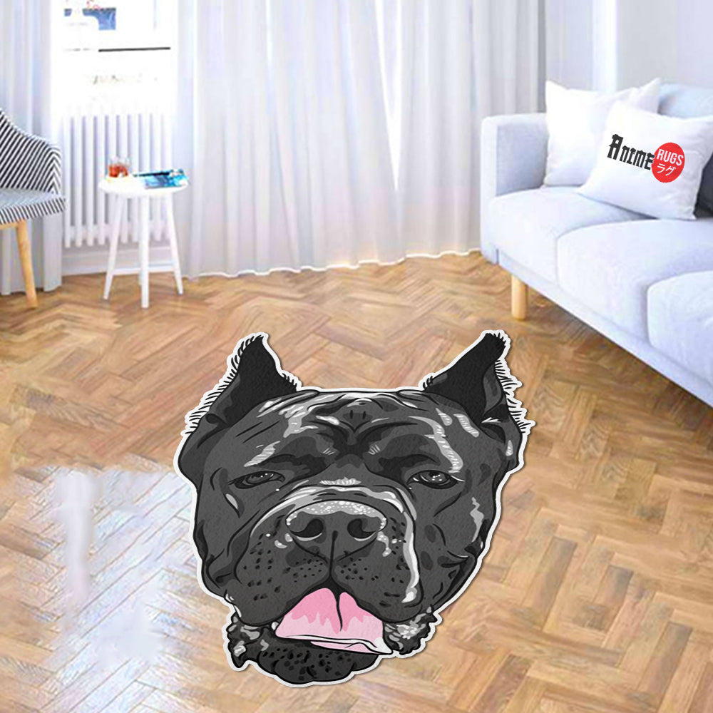 Cane Corso Dog Shaped Rugs Custom For Room Decor Mat Quality Carpet ...
