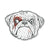 Funny Pitbull Dog Face Shaped Rugs Custom For Room Decor Mat Quality Carpet-Animerugs