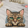 Cool Cat Shaped Rugs Custom For Room Decor Mat Quality Carpet-Animerugs