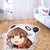 Kaede Azusagawa Shaped Rug Custom Anime Mats Room Decor Quality Carpets-Animerugs
