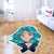 Sailor Neptune Shaped Rug Custom Anime Sailor Moon Room Decor Mat Quality Carpet-Animerugs
