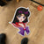 Sailor Mars Shaped Rug Custom Anime Sailor Moon Room Decor Mat Quality Carpet-Animerugs