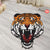 Angry Tiger Shaped Rug Custom For Room Decor Quality Mats-Animerugs