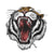 Roar Tiger Shaped Rug Custom For Room Decor Quality Mats-Animerugs