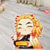 Funny Rengoku Umai! Shaped Rug Custom Anime Demon Slayer Room Decor Mat Quality Carpet-Animerugs