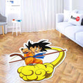 Goku Kid Shaped Rug Custom Anime Dragon Ball Mats Room Decor Quality Carpets-Animerugs
