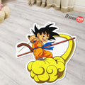 Goku Kid Shaped Rug Custom Anime Dragon Ball Mats Room Decor Quality Carpets-Animerugs