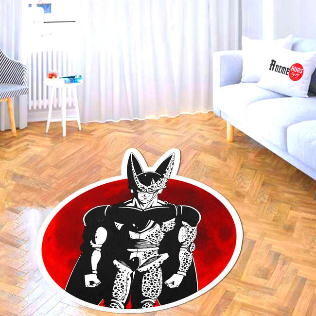 Cell Shaped Rug Custom Anime Dragon Ball Mats Room Decor Quality Carpets-Animerugs