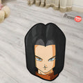 Android 17 Shaped Rugs Custom Anime Dragon Ball Carpets Room Decor Mats-Animerugs