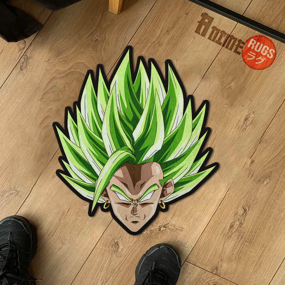 Broly Shaped Rugs Custom Anime Dragon Ball Carpets Room Decor Mats ...