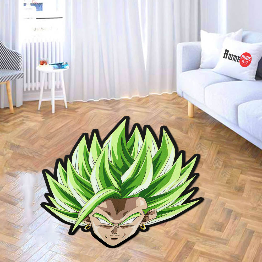 Broly Shaped Rugs Custom Anime Dragon Ball Carpets Room Decor Mats ...
