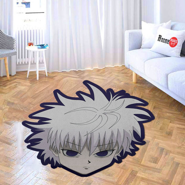 Killua Zoldyck Shaped Rugs Custom Anime Hunter x Hunter Carpets Room D ...