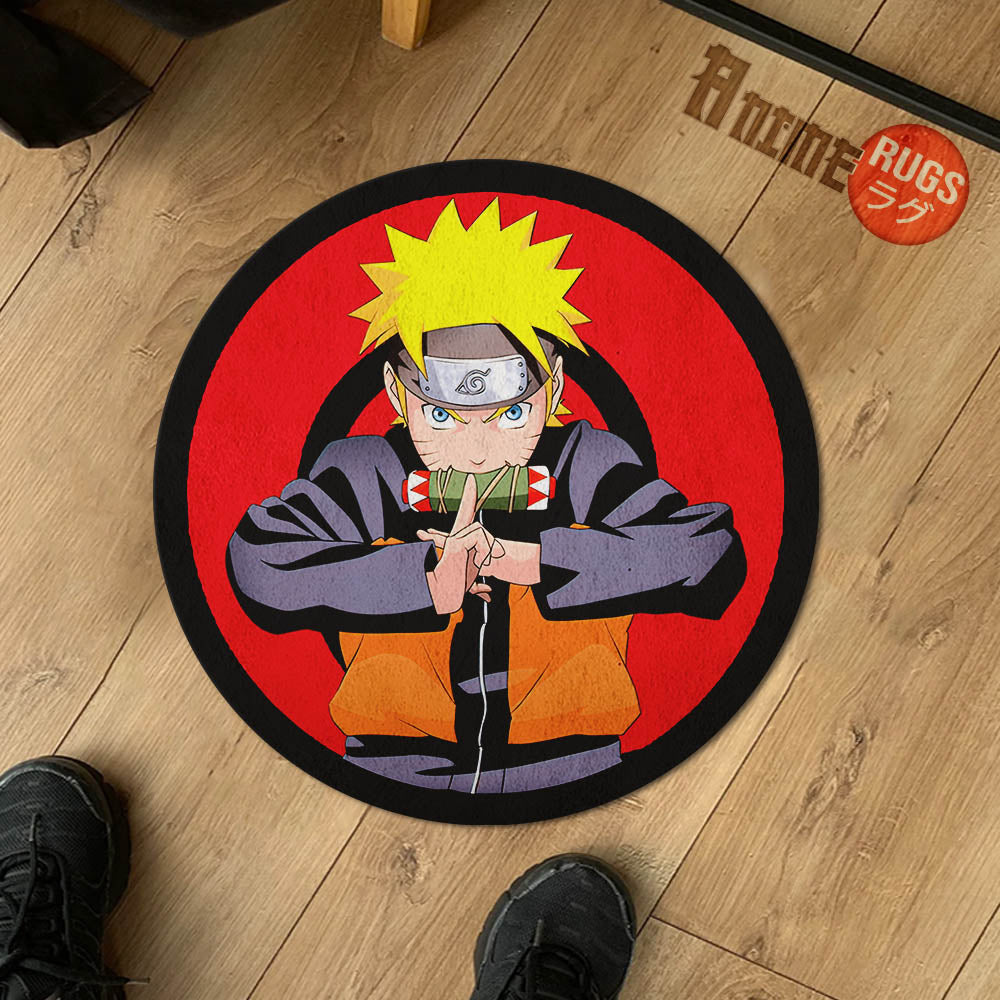 Naruto Custom Rug Uzumaki Shaped Rugs Custom Symbol Anime Carpets Room Decor Mats– Animerugs