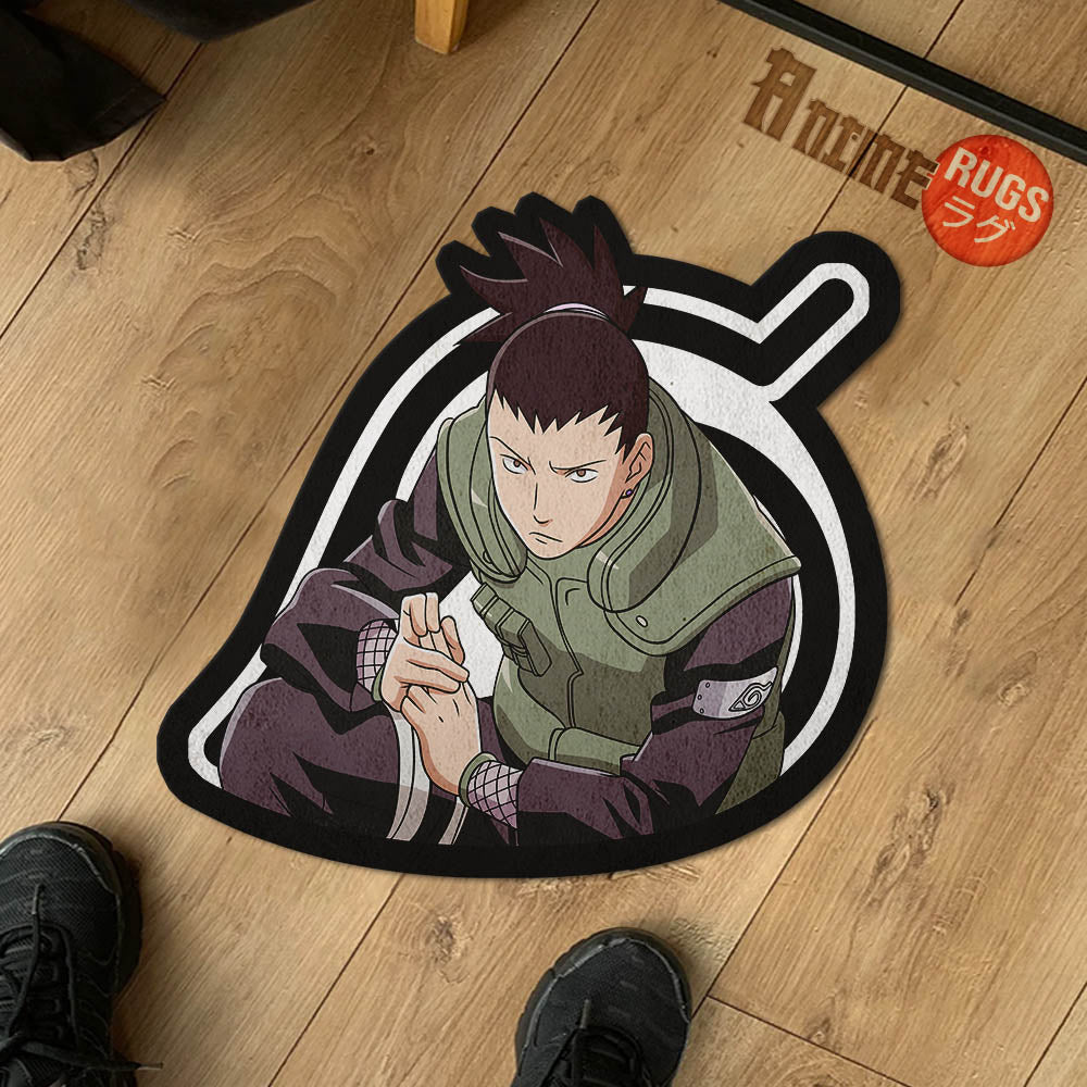 Shikamaru Rug Nara Shikamaru Shaped Rug Custom Anime Mats For Bedroom Living Room Qu ...