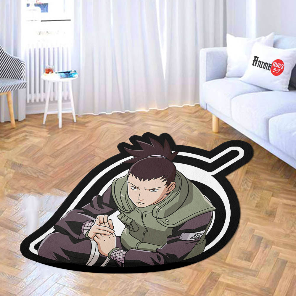 Shikamaru Rug Nara Shikamaru Shaped Rug Custom Anime Mats For Bedroom Living Room Qu ...